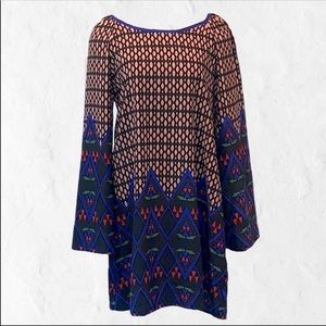 - Zouk Tribal Print Dress Size M